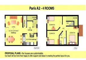 3 Bedrooms Bedrooms, ,2 BathroomsBathrooms,Proiect,ParisA2,1035