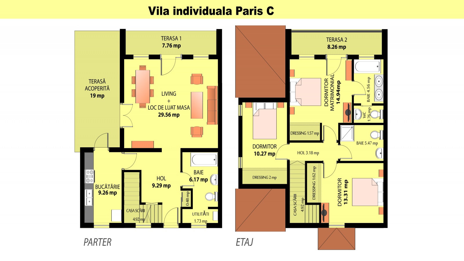 4 Bedrooms Bedrooms, ,3 BathroomsBathrooms,Proiect,125000,1045